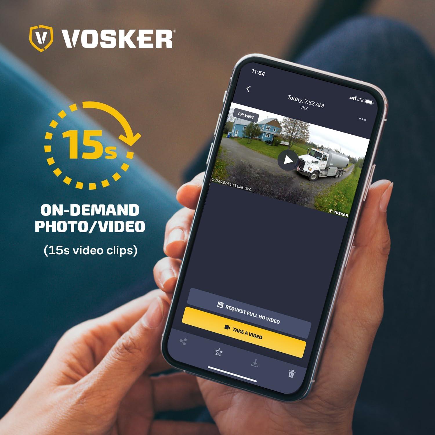 Cámara de Seguridad Solar Vosker VKX 4G-LTE IP65 1080p