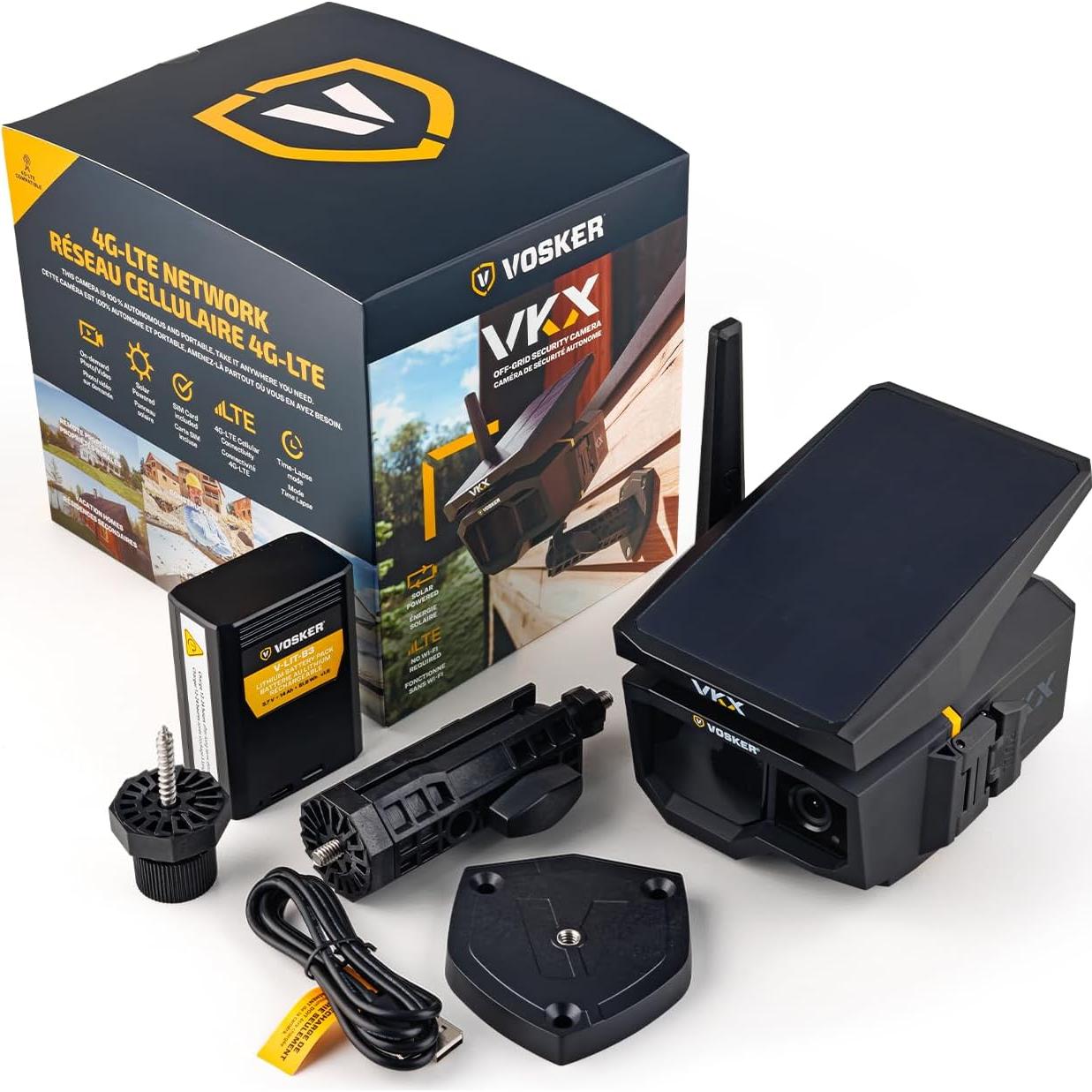 Cámara de Seguridad Solar Vosker VKX 4G-LTE IP65 1080p