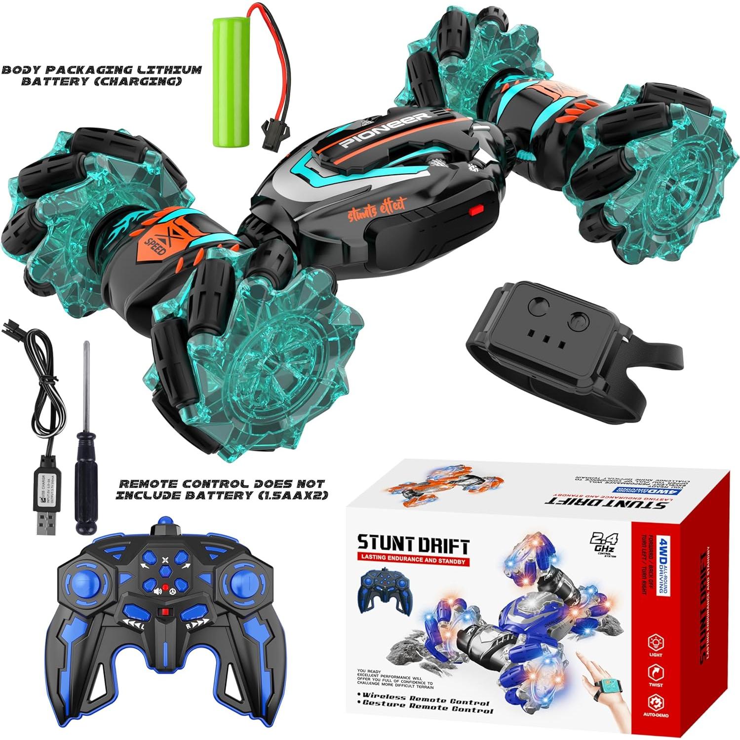 Coche Acrobático RC Rcabcar 4WD Control Gestos 0.75kg