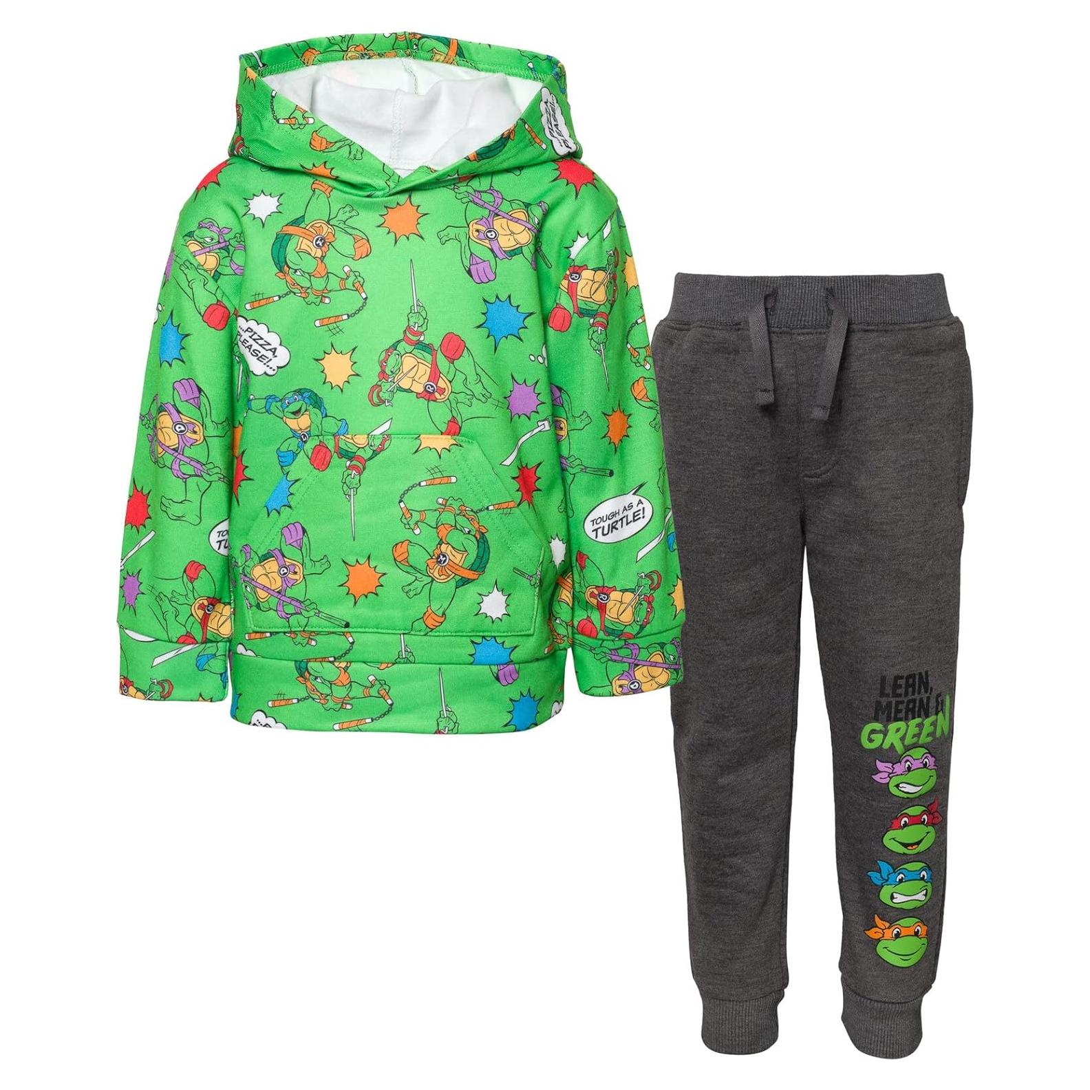 Conjunto sudadera capucha y pantalones Tortugas Ninja 2T-18