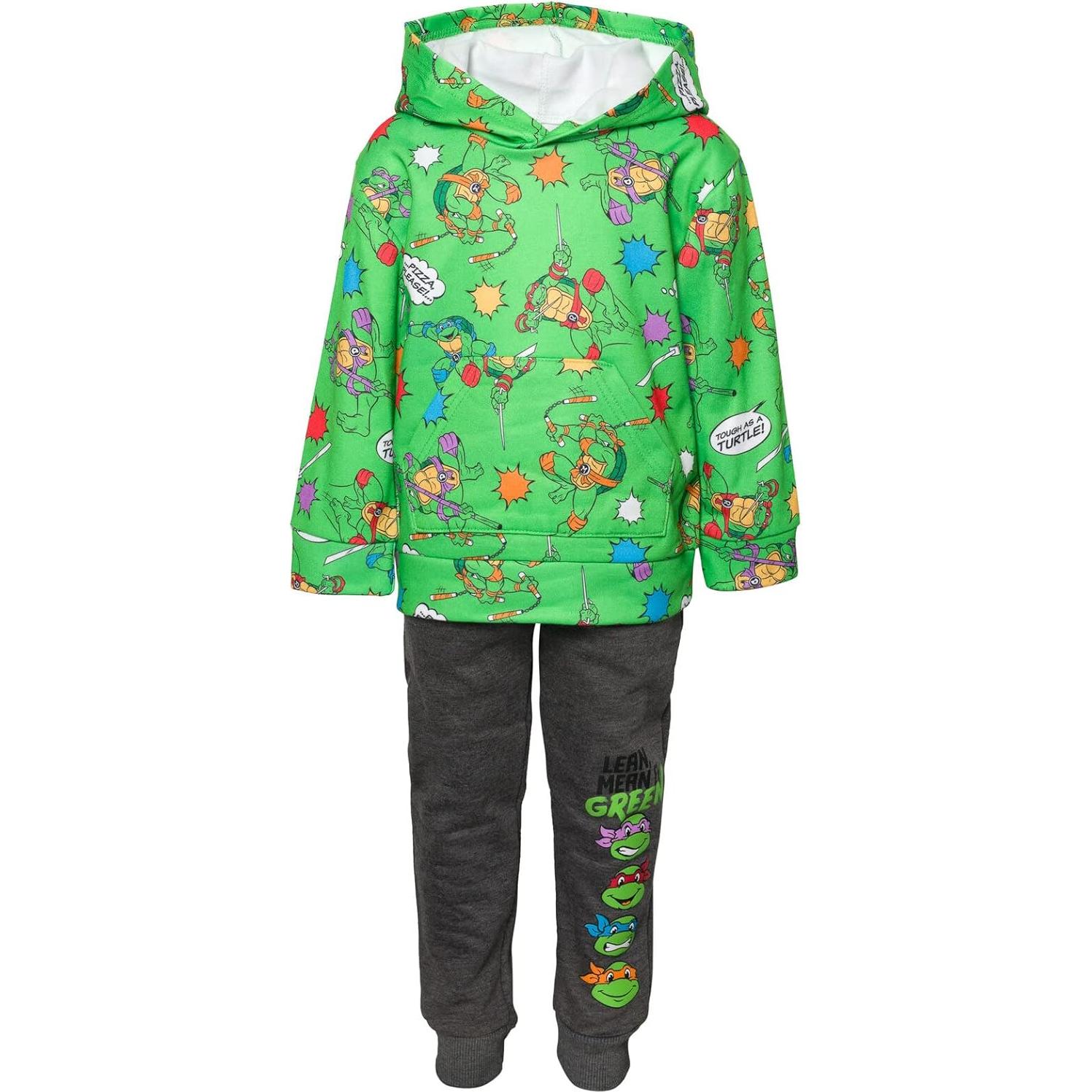 Conjunto sudadera capucha y pantalones Tortugas Ninja 2T-18