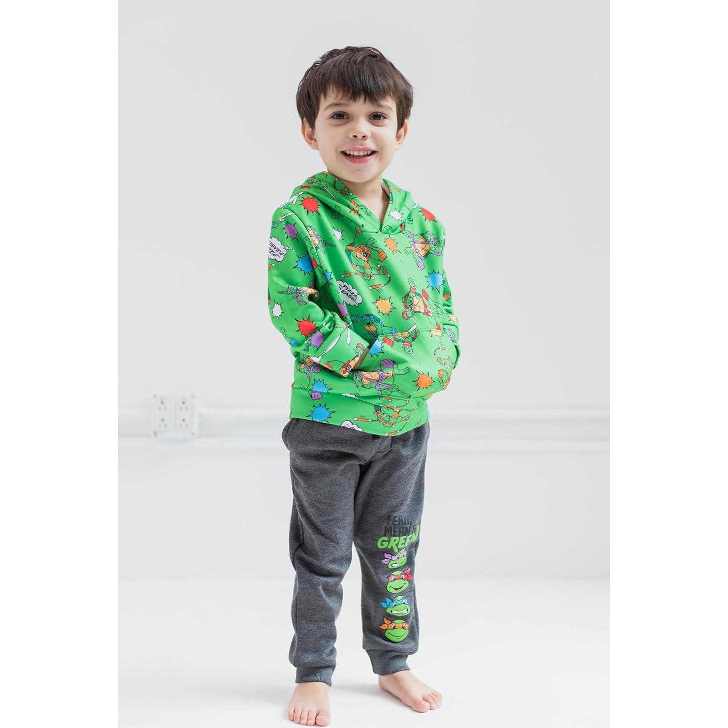 Conjunto sudadera capucha y pantalones Tortugas Ninja 2T-18