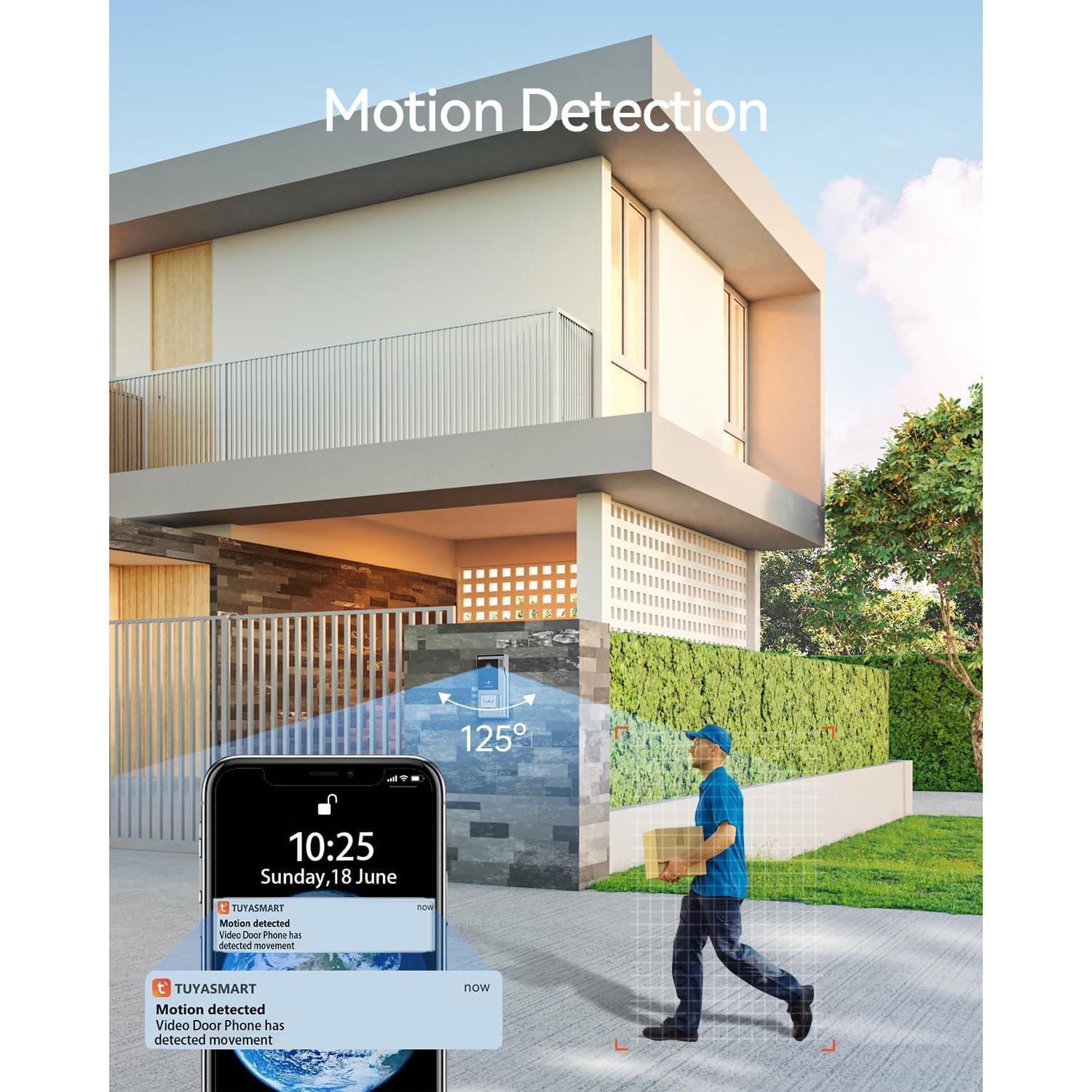 Intercomunicador de Video WiFi TMEZON 7" 1080P con Cámara