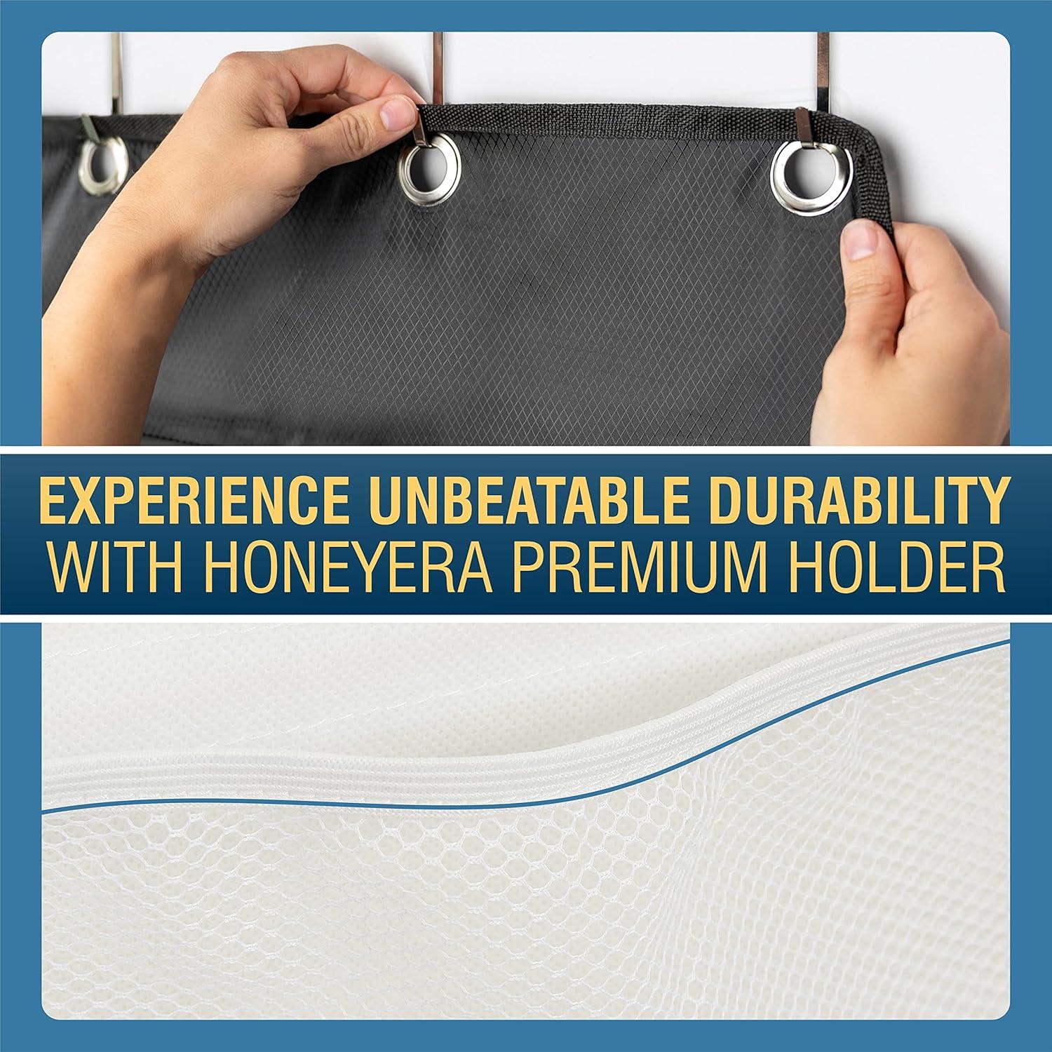 Organizador de Almacenamiento Honeyera para Animales de Peluche 182.88x60.96cm Negro