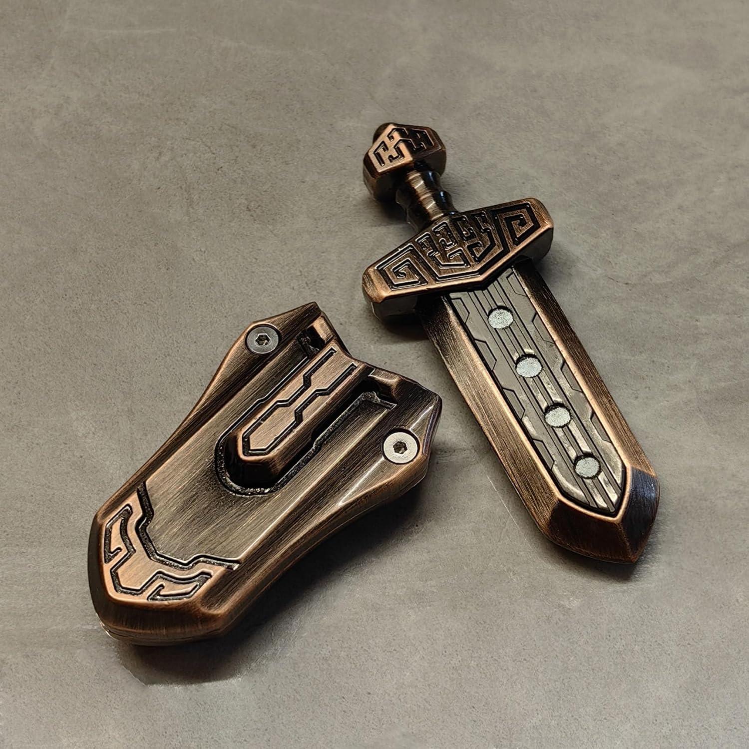 Juguete de descompresión EDC T-Conceal Bronce 8.4x3.3 cm