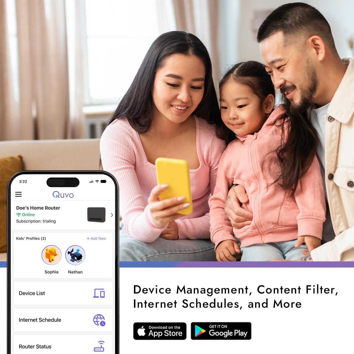 Router Wi-Fi 6 JEXtream FX20 con Control Parental Quvo