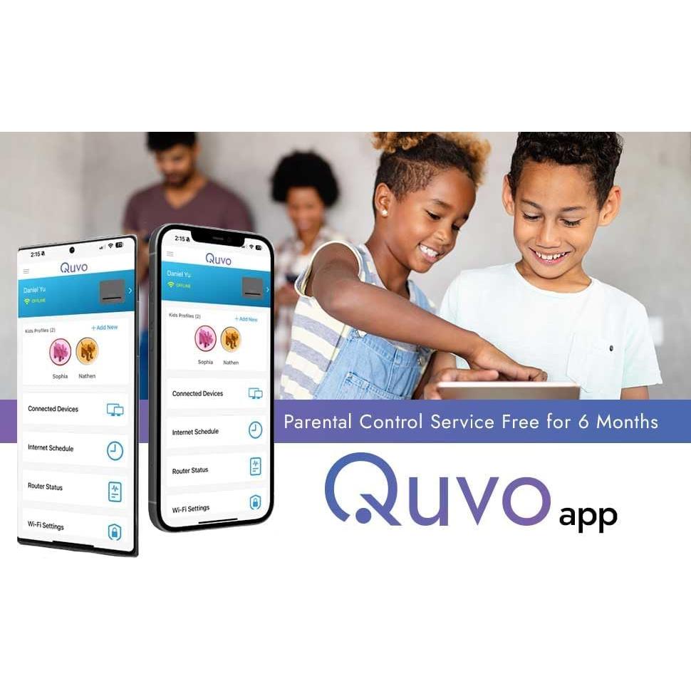 Router Wi-Fi 6 JEXtream FX20 con Control Parental Quvo