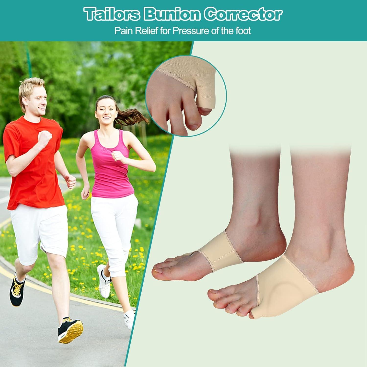 Corrector de Bunion de Sastre WooTshu - Almohadillas Antideslizantes