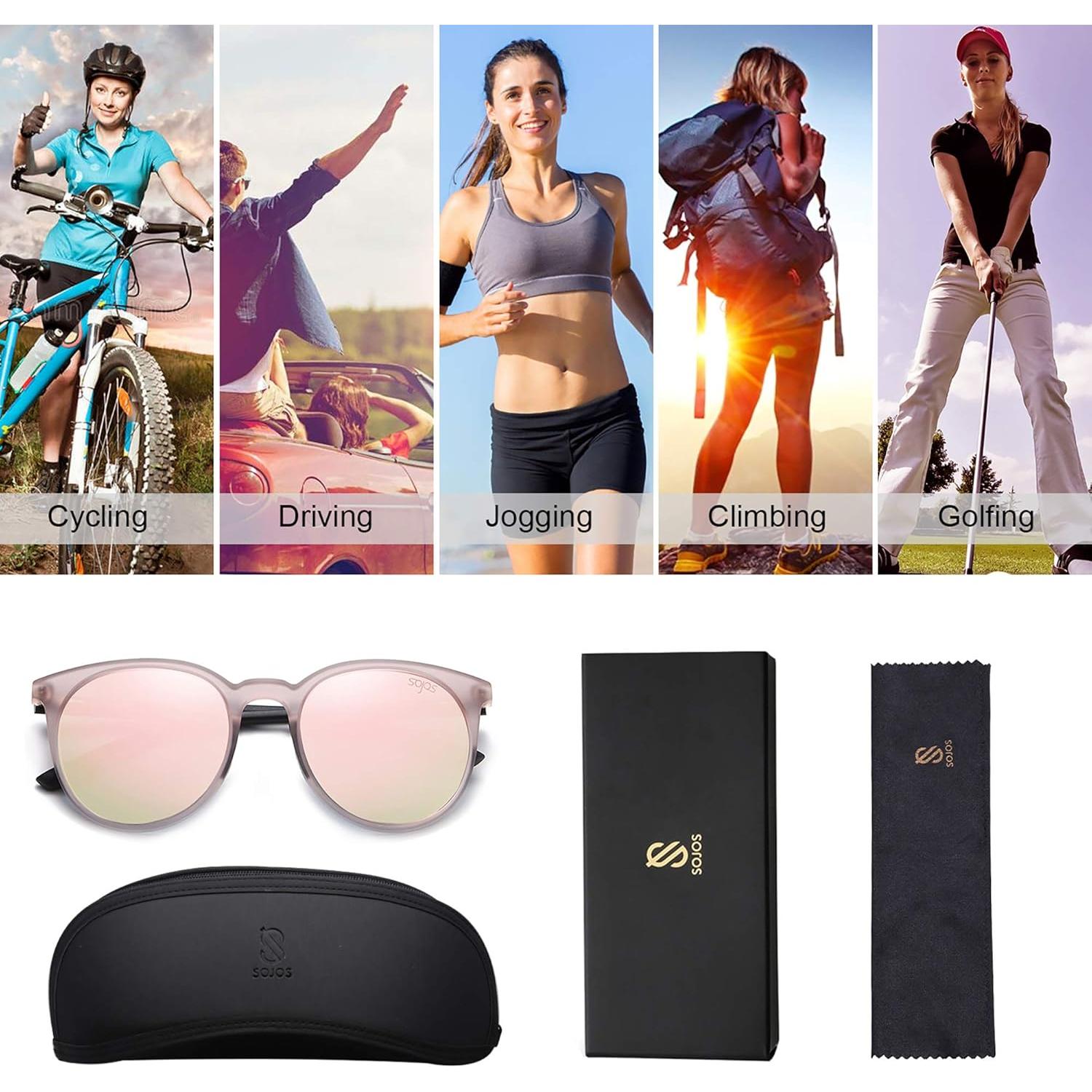 Gafas de sol polarizadas SOJOS SJ2092 unisex TR90 ultraligeras