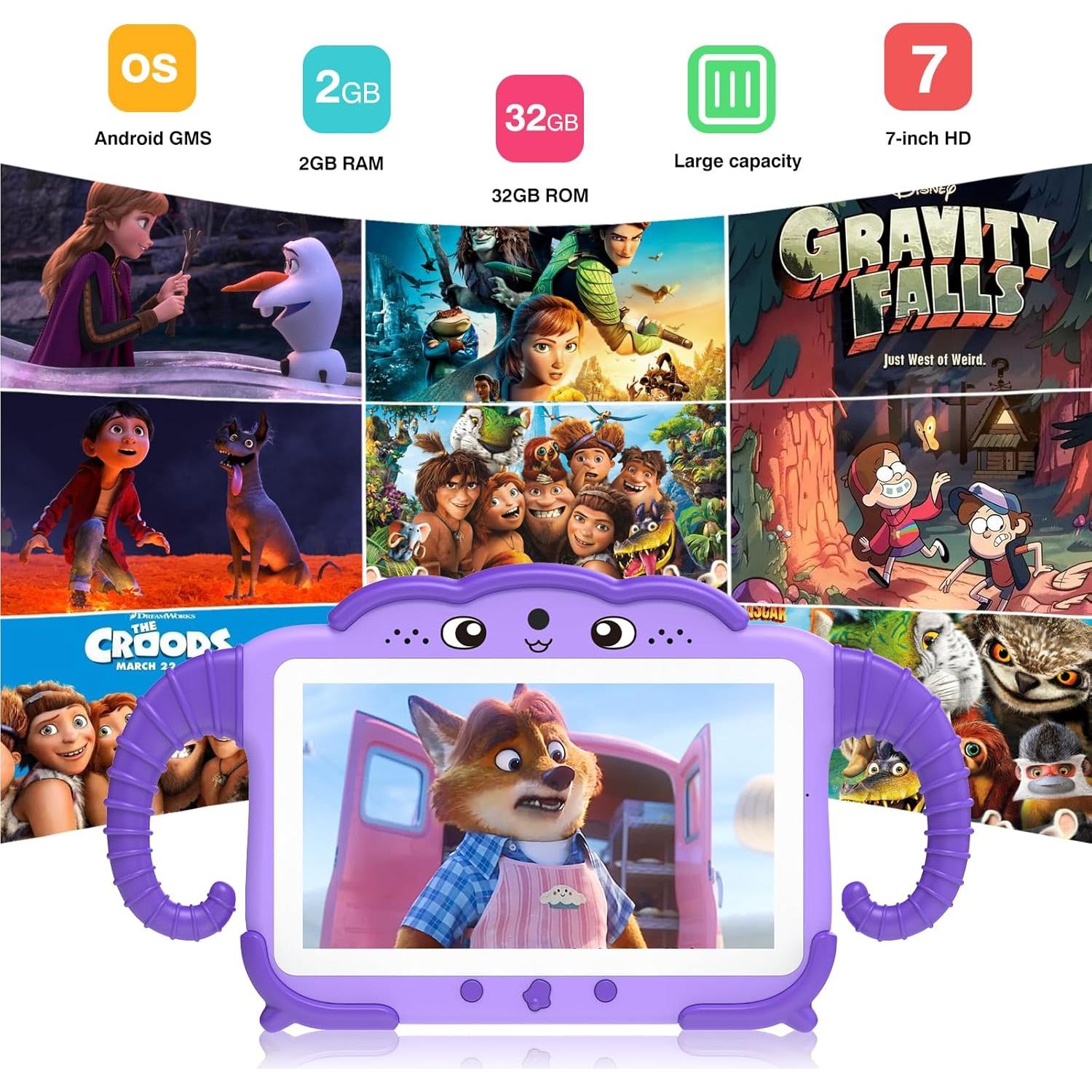 Tableta Infantil TOPELOTEK 7" 32GB con Controles Parentales