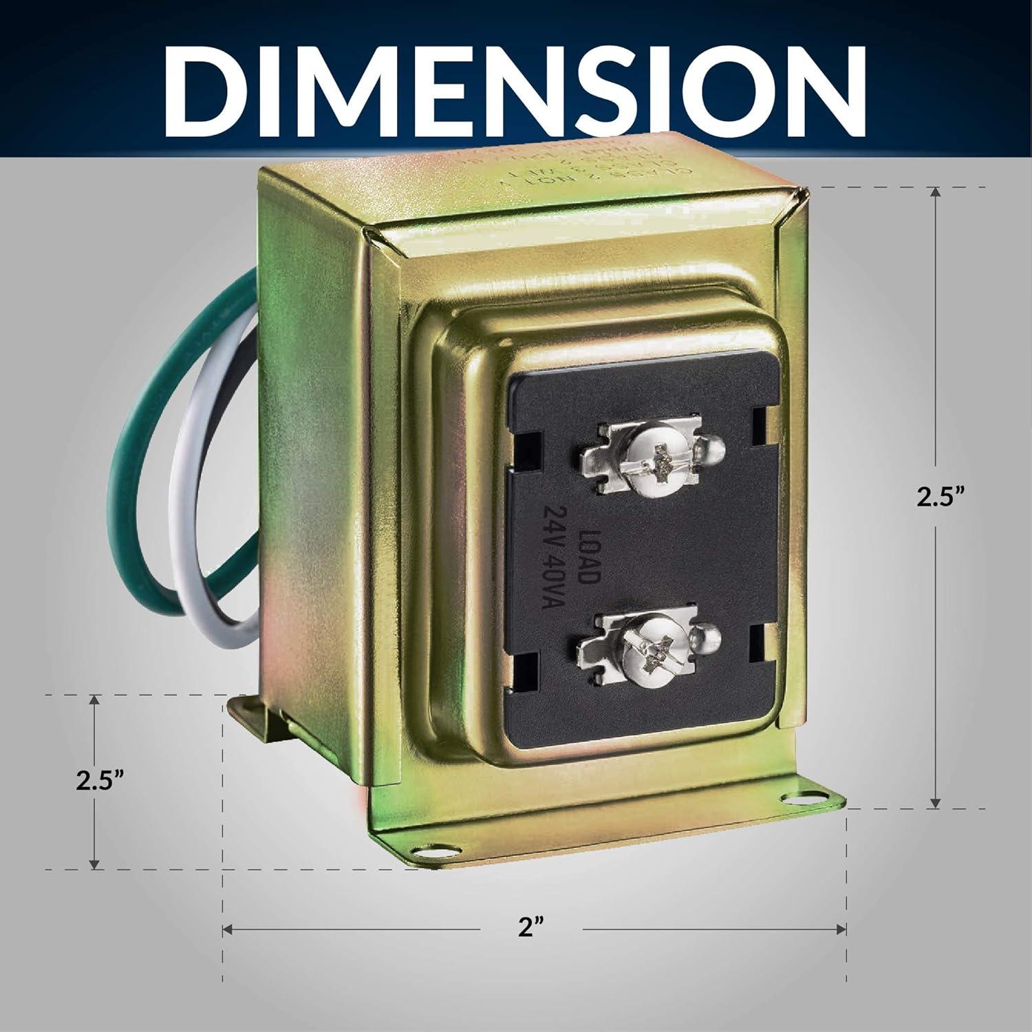 Transformador de Timbre de Puerta Newhouse 24V 40VA