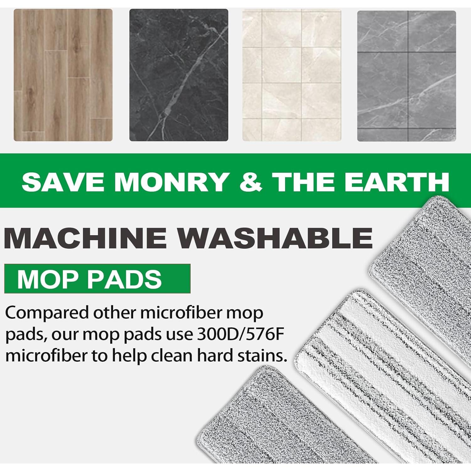 Paquete de 3 Paños de Mopa Microfibra HiBaBy 33x12.4 cm