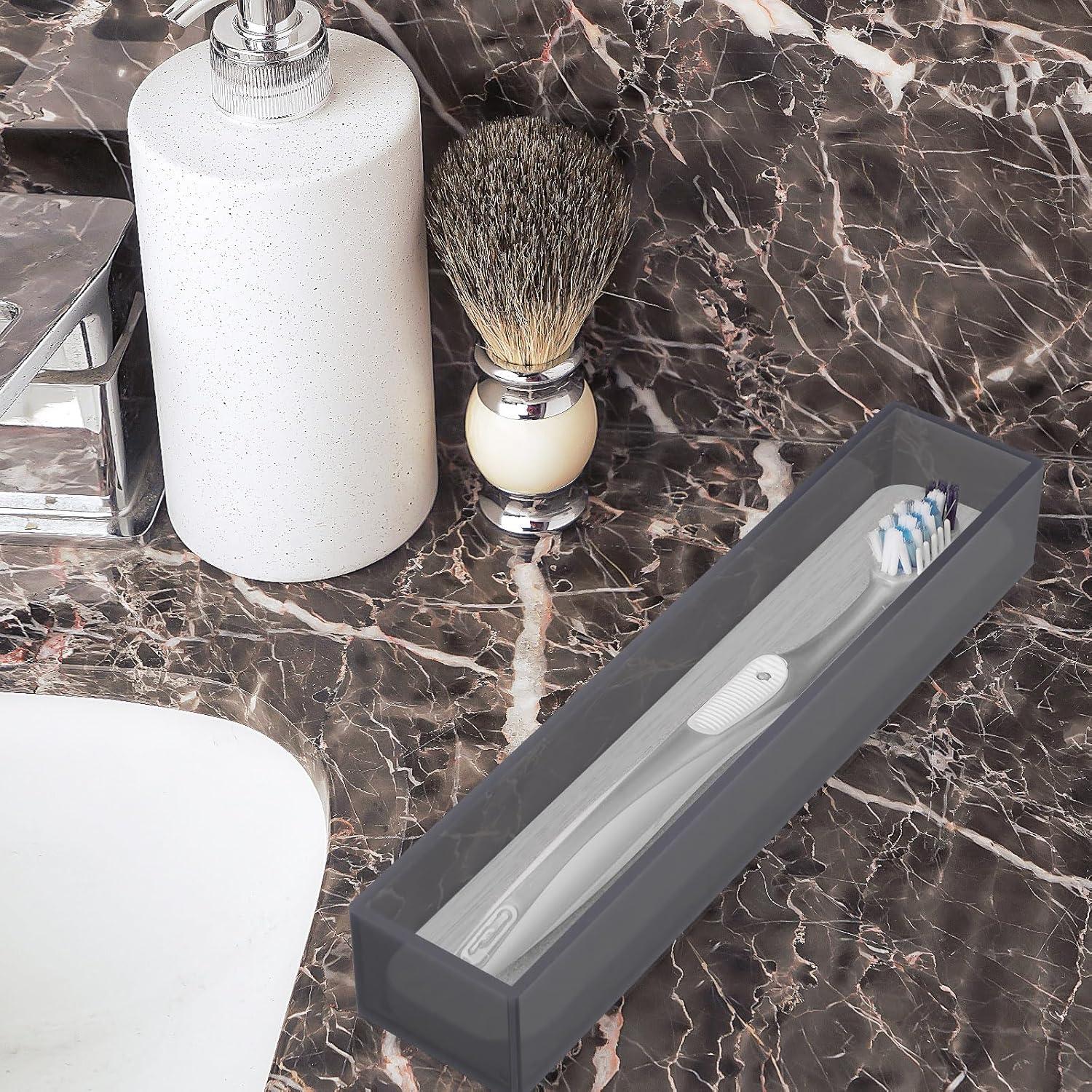 Soporte para Cepillos de Dientes Linkidea con Diatomita Gris