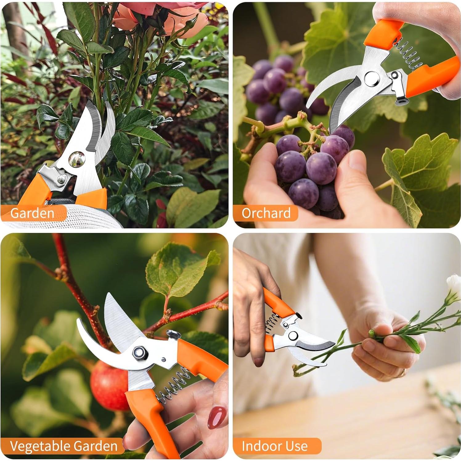 Tijeras de Jardinería Meibatu de Acero Inoxidable 2.54 cm