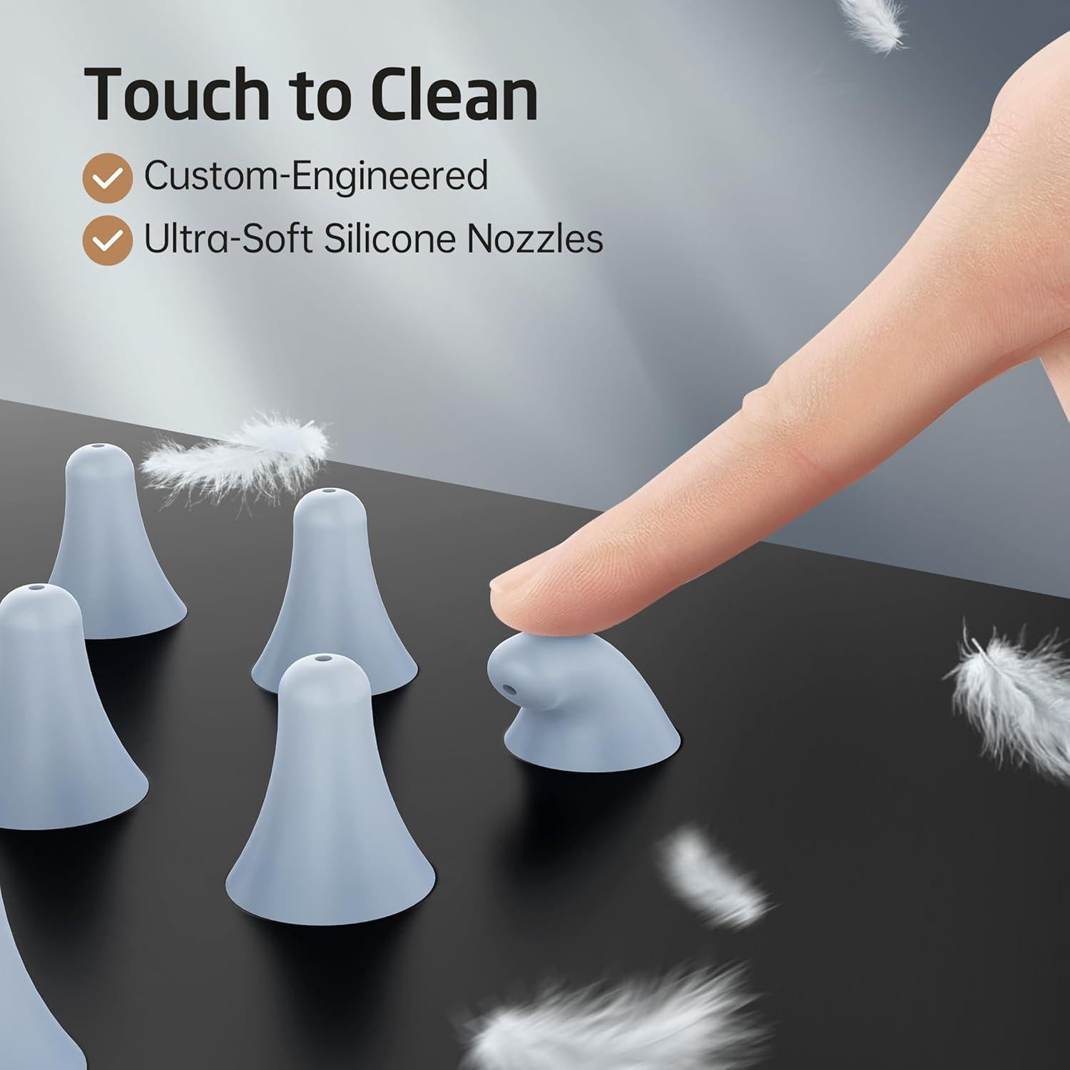 Cabezal de Ducha KES 30x25cm Rectangular Alta Presión Negro