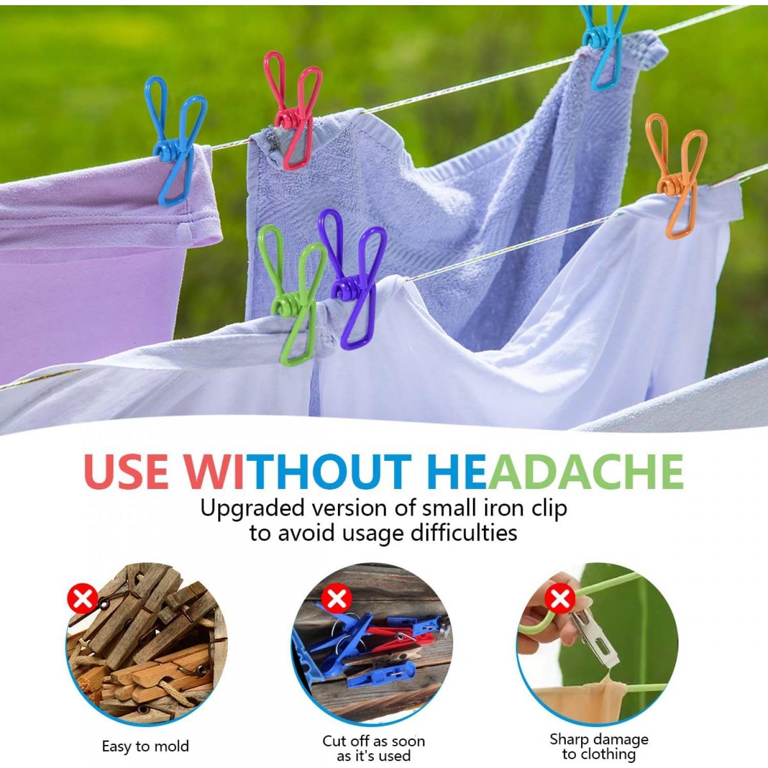 50 Clips de Comida Reutilizables SenseYo PVC Multiusos