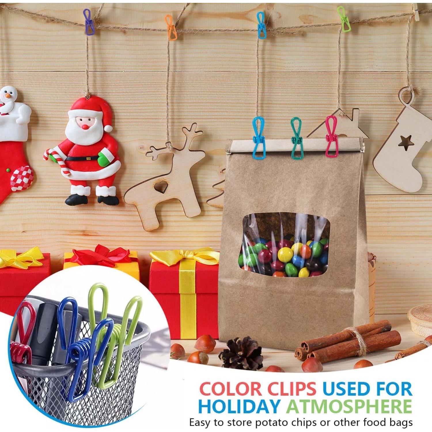 50 Clips de Comida Reutilizables SenseYo PVC Multiusos