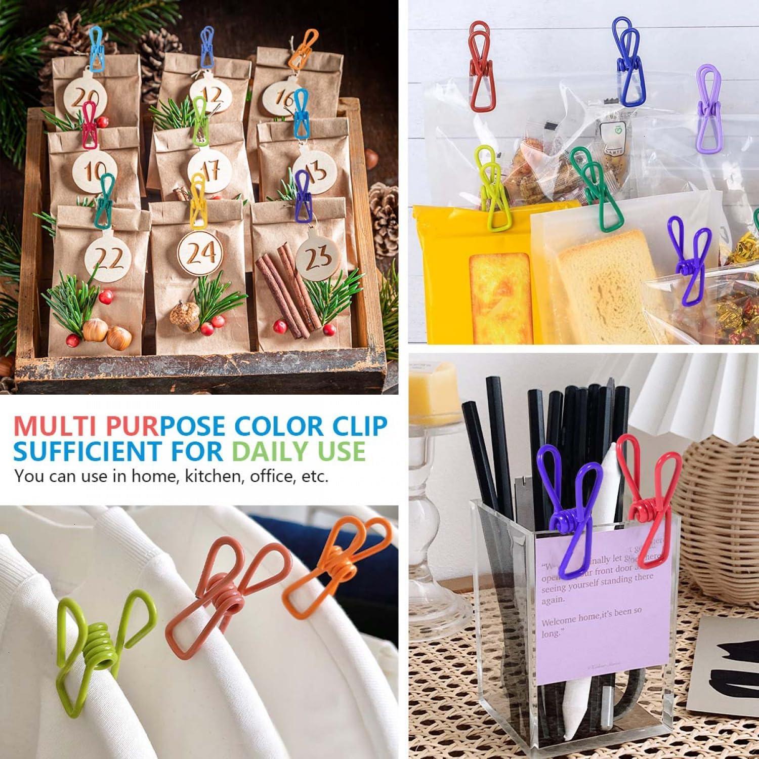 50 Clips de Comida Reutilizables SenseYo PVC Multiusos