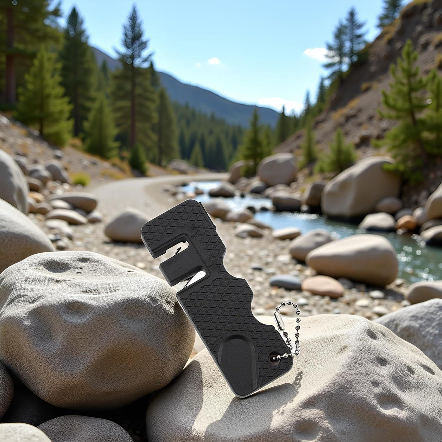 Afilador de cuchillos Enyolidimk mini portátil piedra afilar