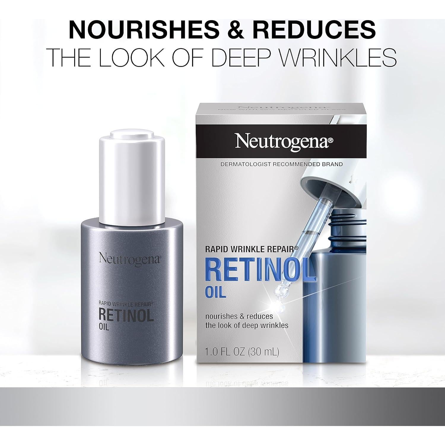 Neutrogena Aceite Facial Retinol 0.3% 30ml Antienvejecimiento