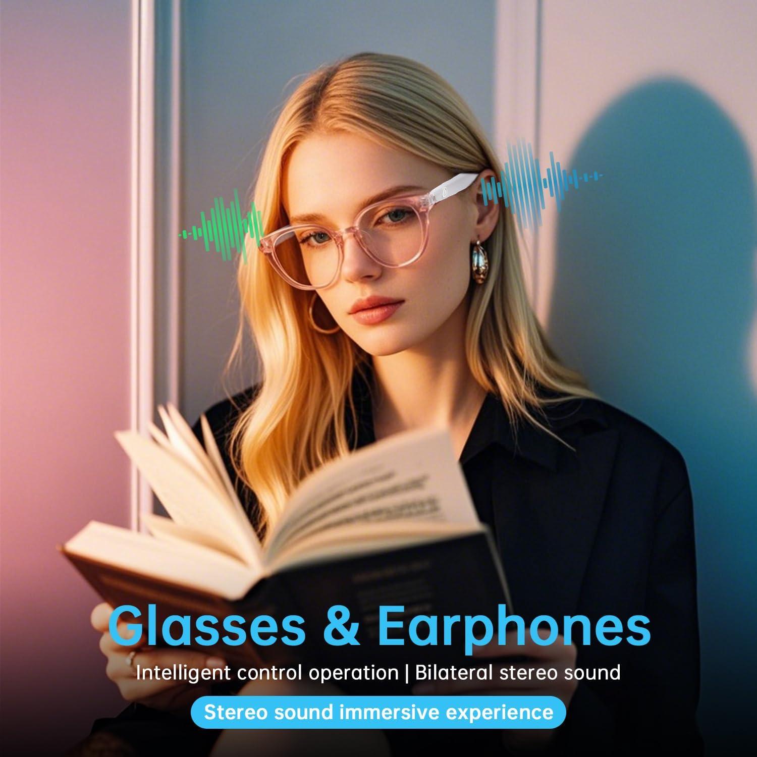 Gafas Inteligentes GenXenon GS03-C Luz Azul Bluetooth 5.3