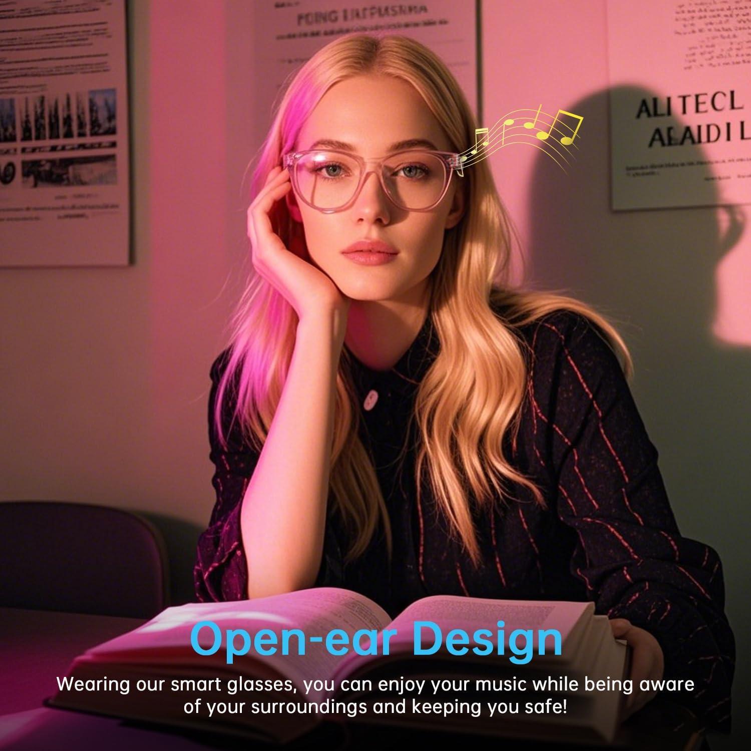 Gafas Inteligentes GenXenon GS03-C Luz Azul Bluetooth 5.3