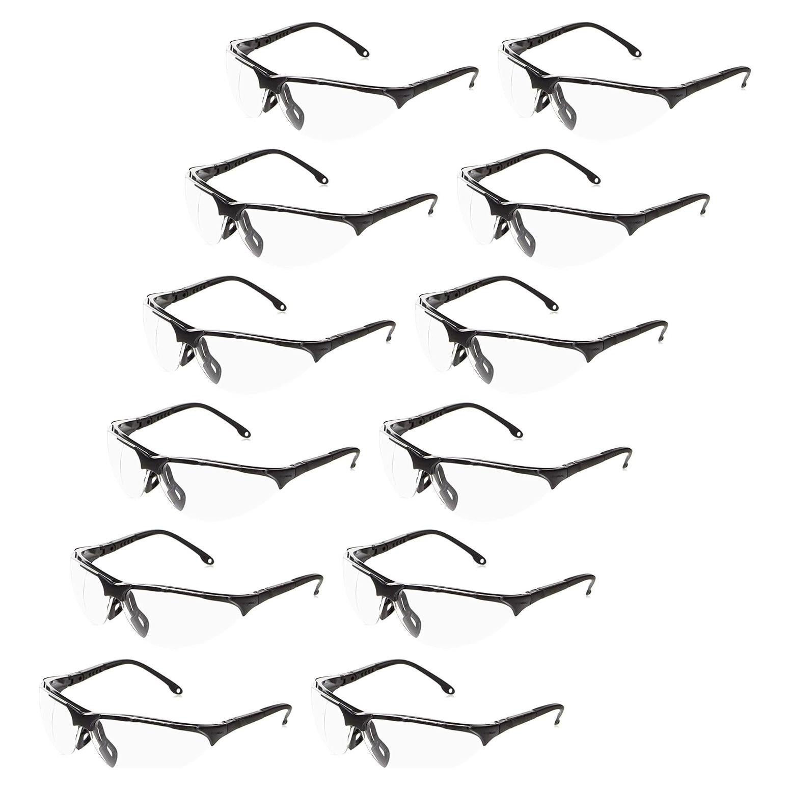 Gafas de Seguridad Antivaho Amazon Basics R200 - Paquete de 12