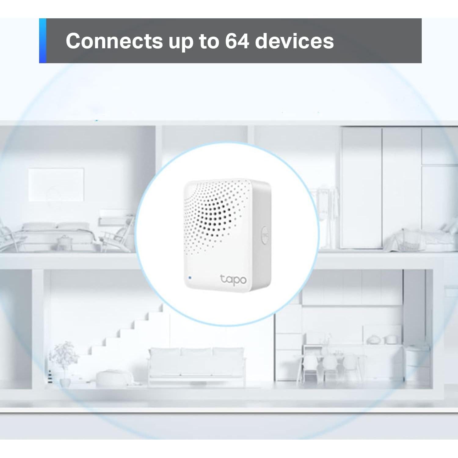 Hub Inteligente Tapo H100 con Timbre y Conexión 30m