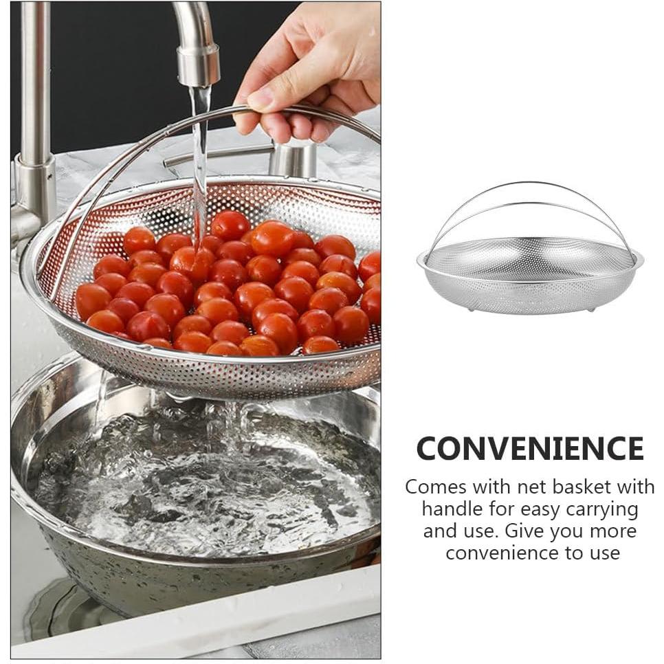 Cesta de Vapor Acero Inoxidable RORPOIR 25.5 cm Multifuncional