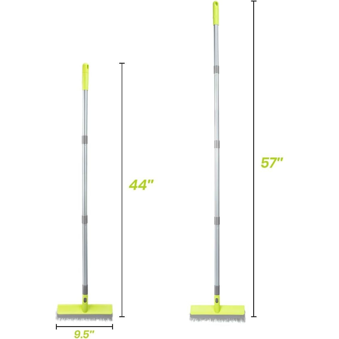 Cepillo de fregado 2 en 1 TrueYee con mango largo 145 cm