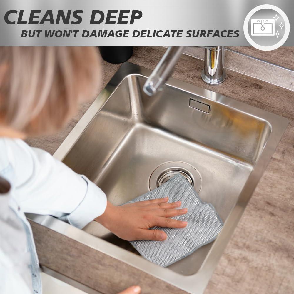 Trapos de Limpieza SINLAND 20x20cm Doble Cara 20 Piezas