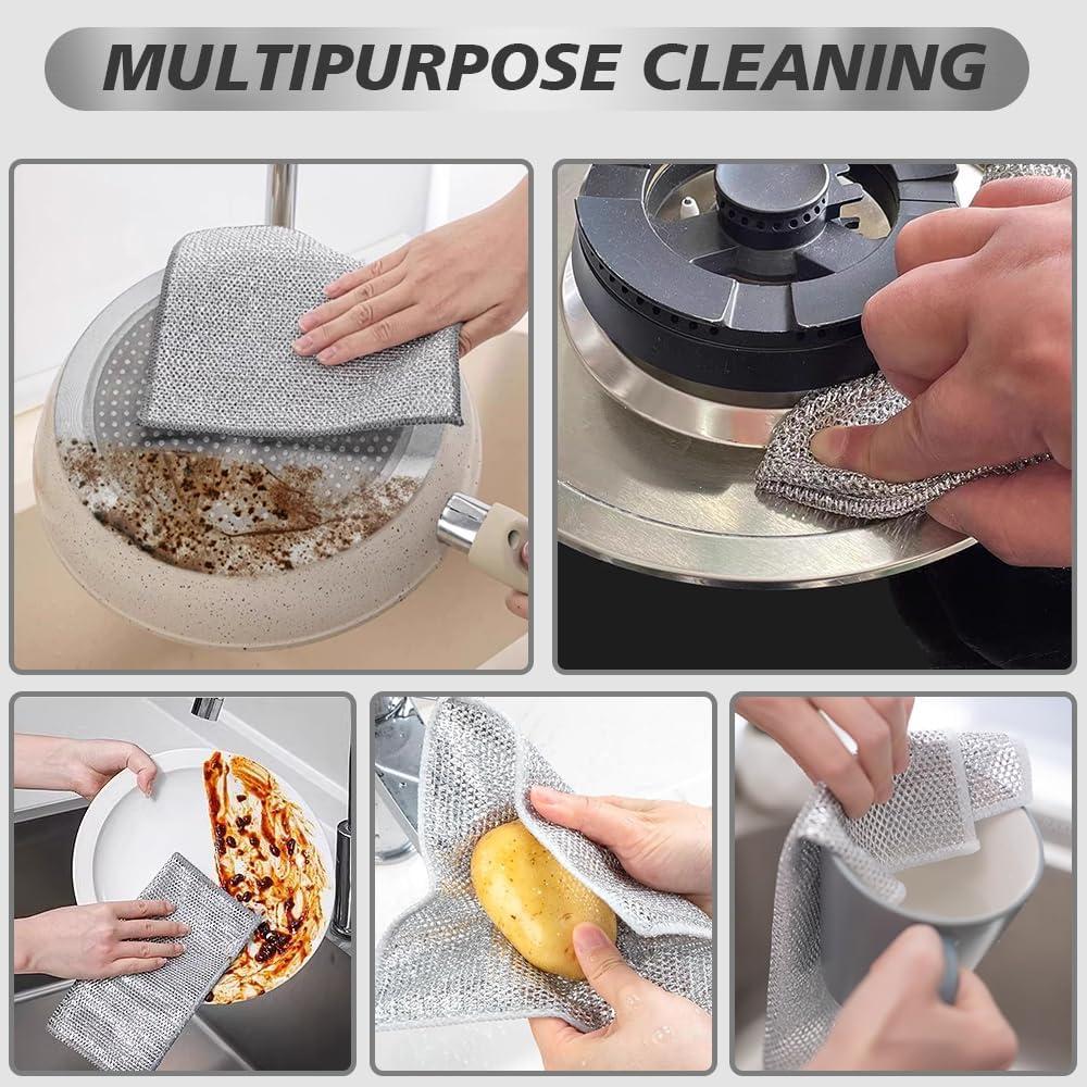 Trapos de Limpieza SINLAND 20x20cm Doble Cara 20 Piezas