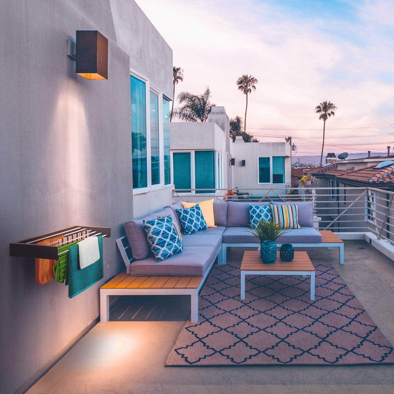 Estante de Secado de Ropa Plegable Step Up 71 cm Gris