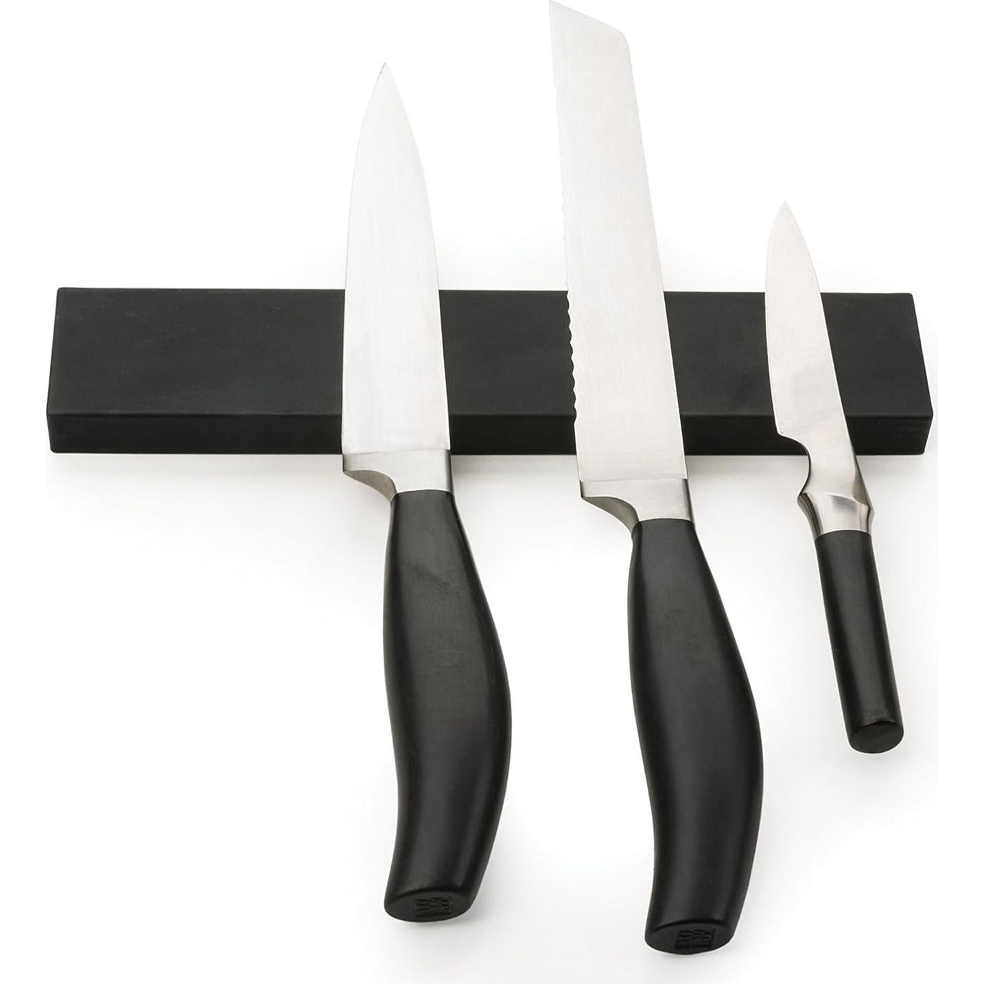 Barra Magnética para Cuchillos RSVP Internacional 25.4 cm Silicona Negra