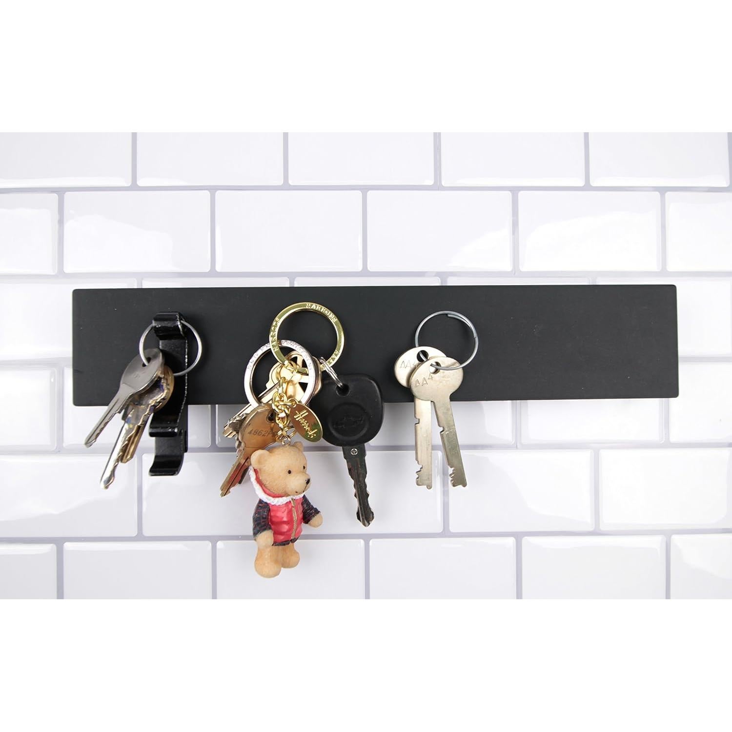 Barra Magnética para Cuchillos RSVP Internacional 25.4 cm Silicona Negra