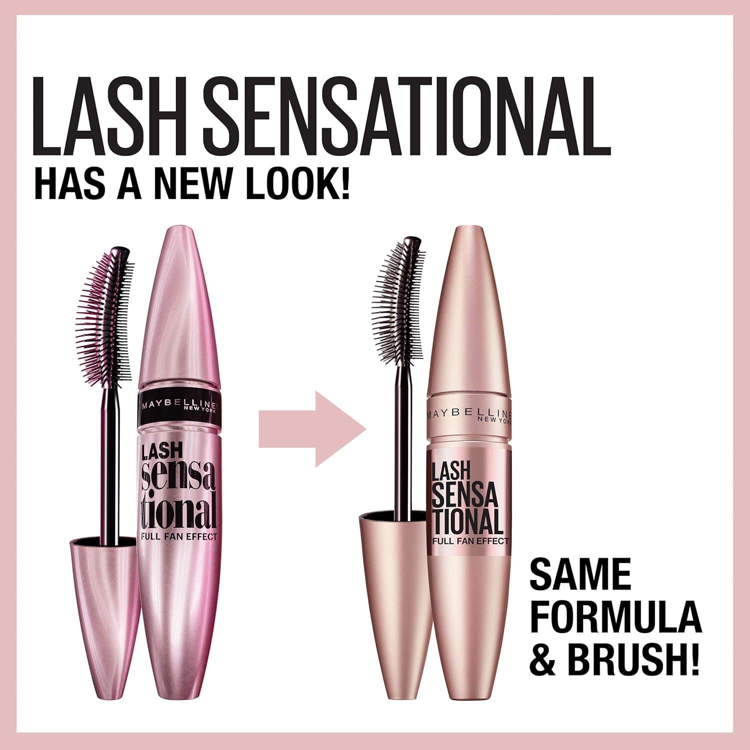 Máscara de Pestañas Maybelline Lash Sensational 8.79 ml Negra