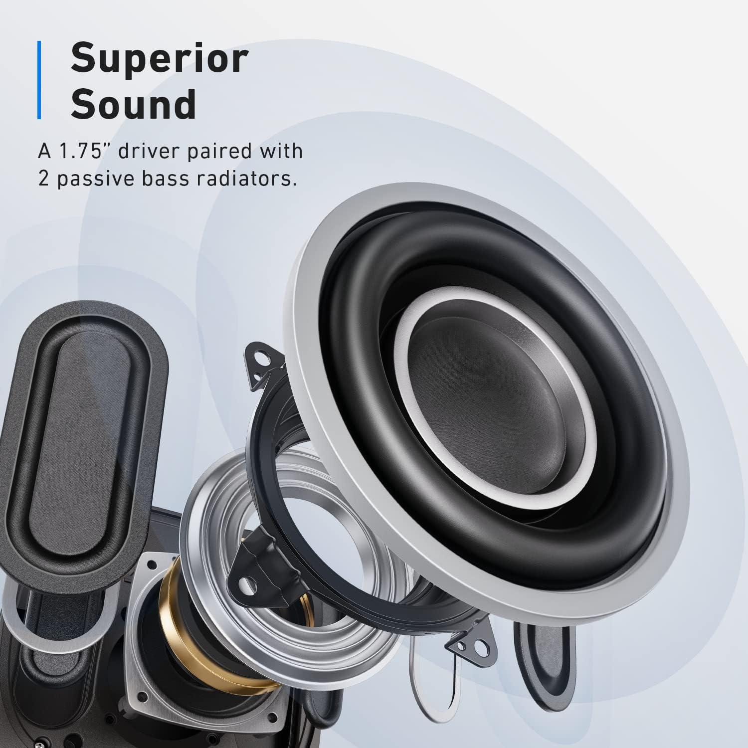 Altavoz USB Anker PowerConf S330 4 Micrófonos 360°