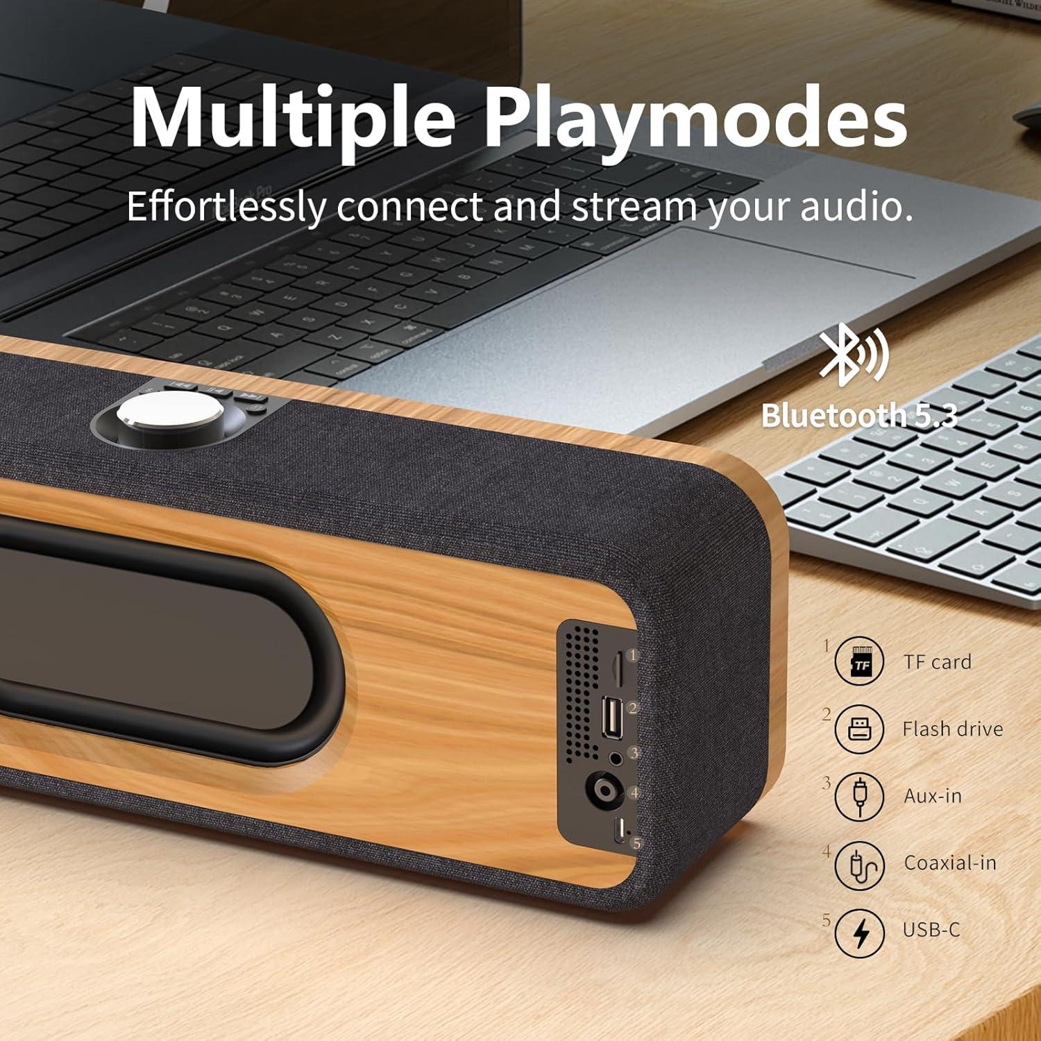 DOSS SoundBox H200 50W Altavoz Bluetooth Inalámbrico Negro