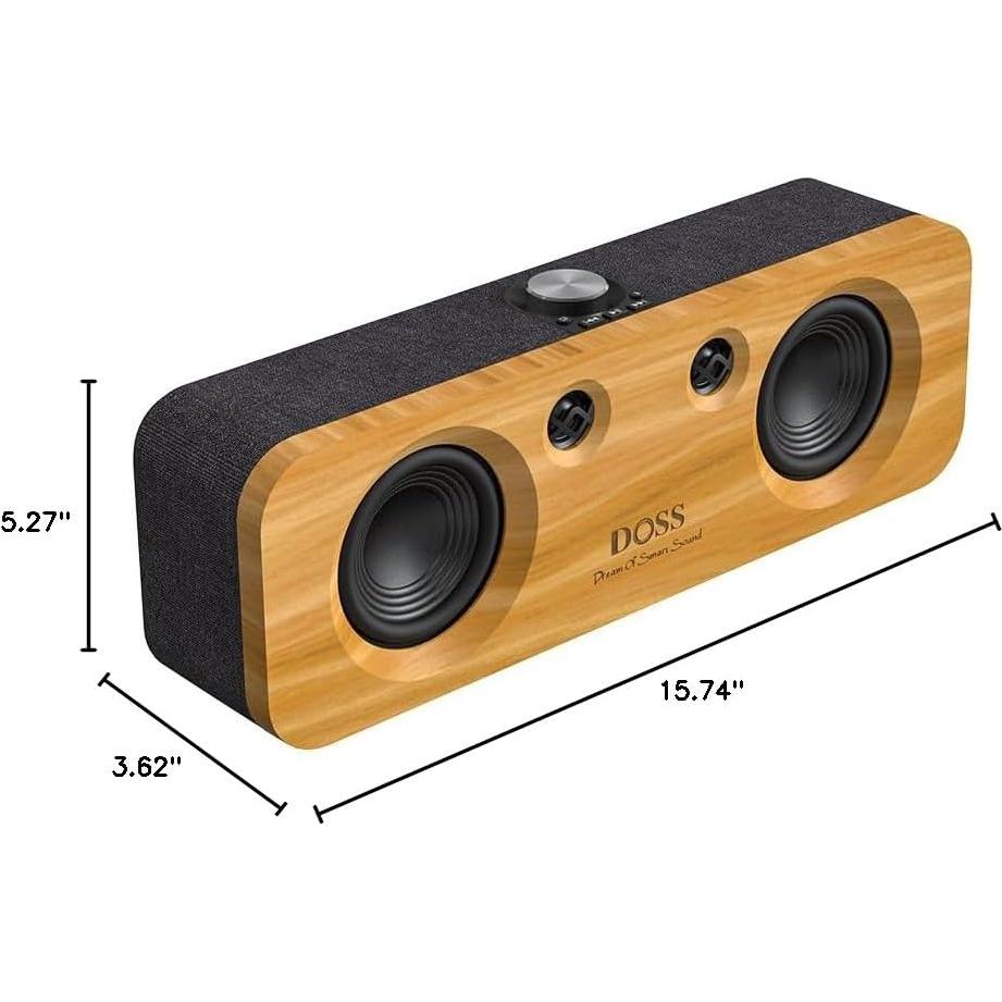 DOSS SoundBox H200 50W Altavoz Bluetooth Inalámbrico Negro