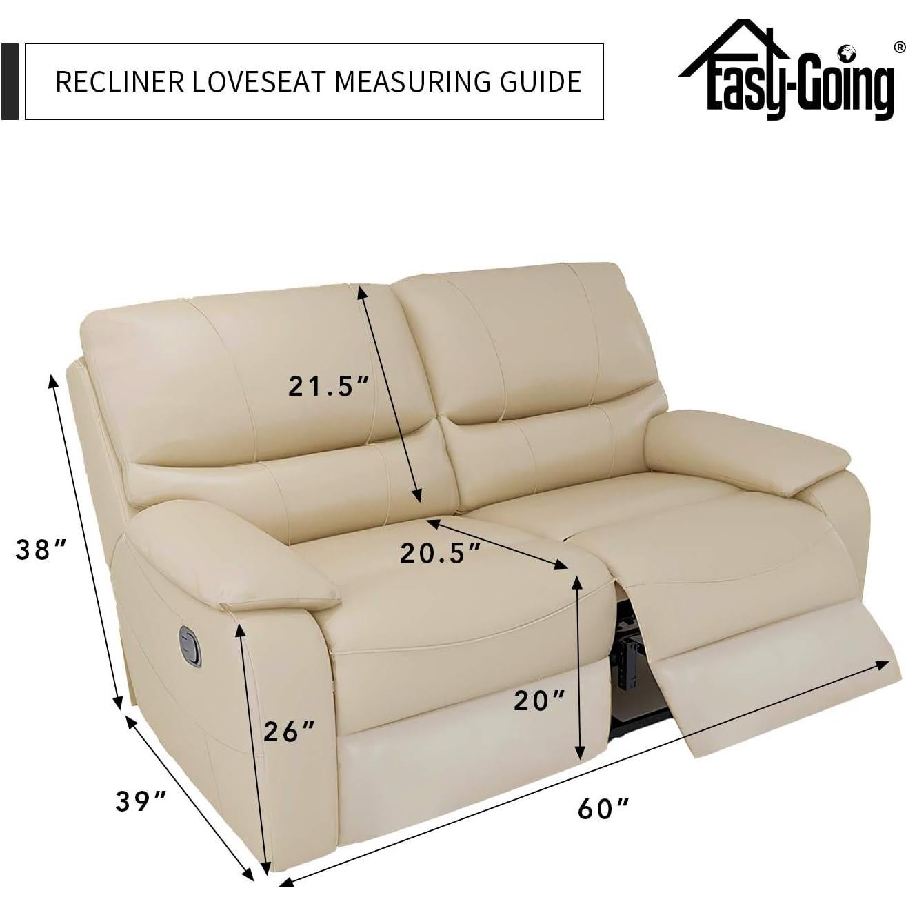 Funda de Sofá Reclinable Easy-Going 6 Piezas Rosa Ceniza
