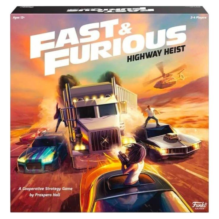 Juego de Mesa Rápido y Furioso Funko - Robo en la Carretera