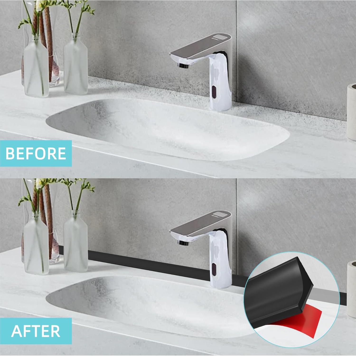 Umbral de Ducha Barrera de Agua Toyvarnix 99 cm Negro