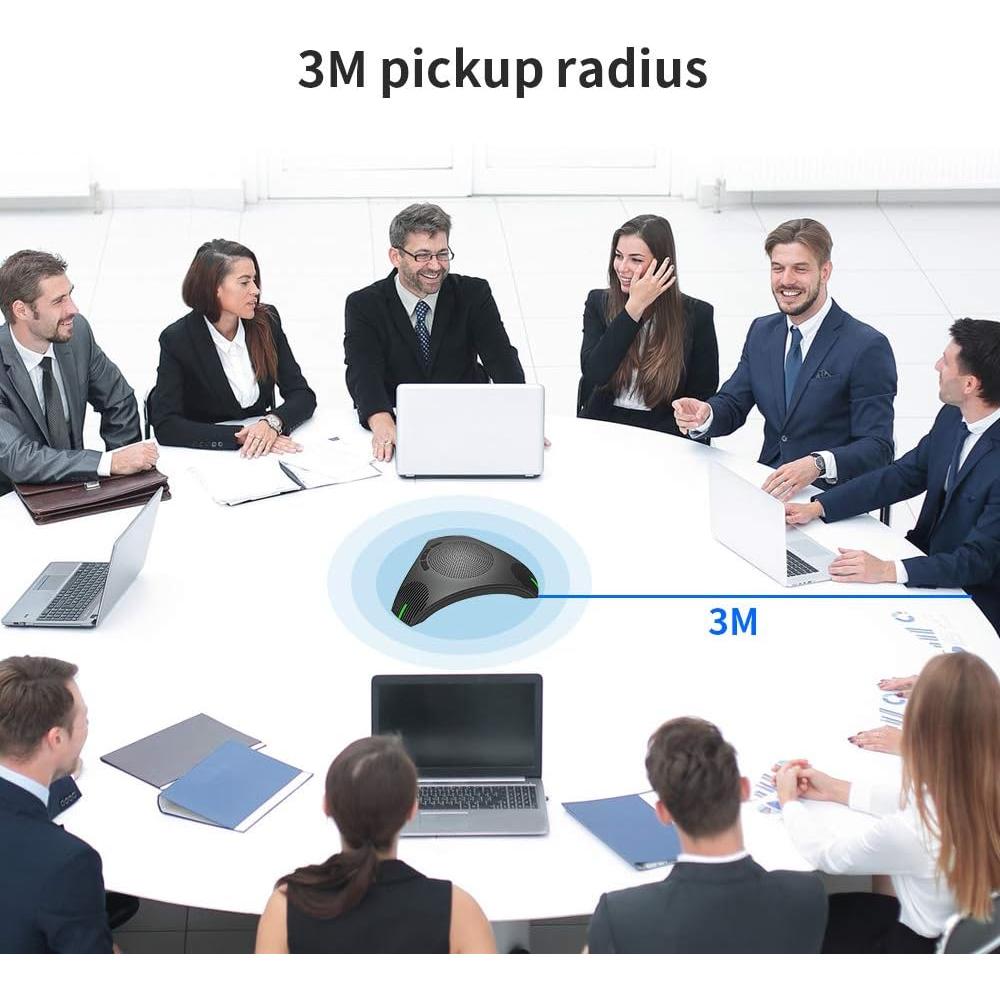 Altavoz y Micrófono USB PolaTab Q95mini 360° para Conferencias