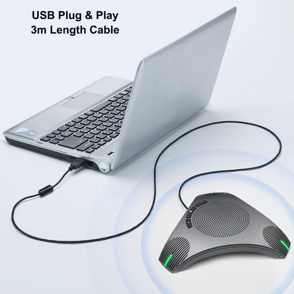 Altavoz y Micrófono USB PolaTab Q95mini 360° para Conferencias