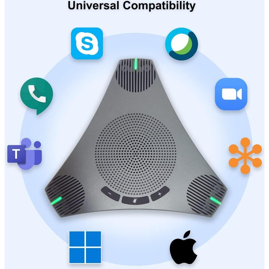 Altavoz y Micrófono USB PolaTab Q95mini 360° para Conferencias