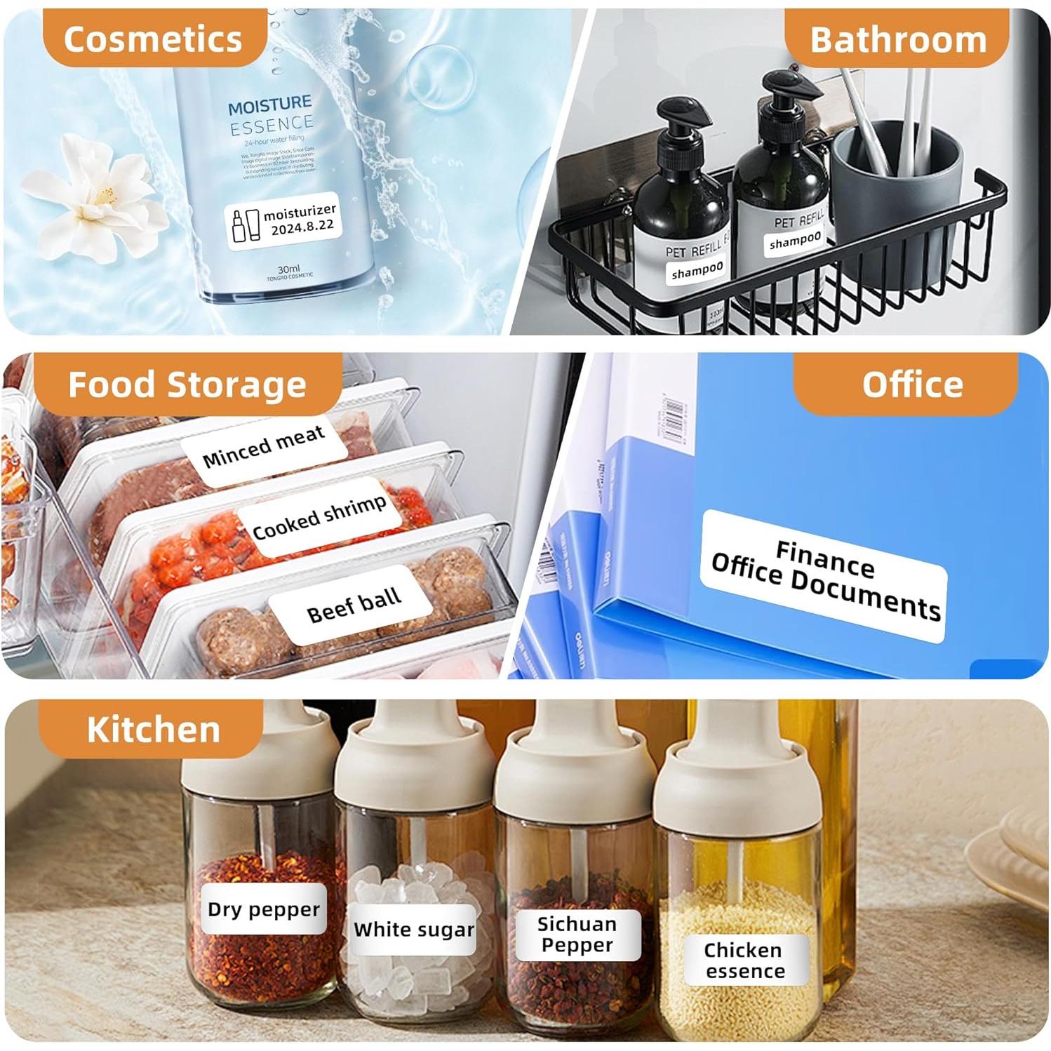 3 Rollos Papel Térmico Etiquetas 12x40mm Peweglow 160 Etiquetas