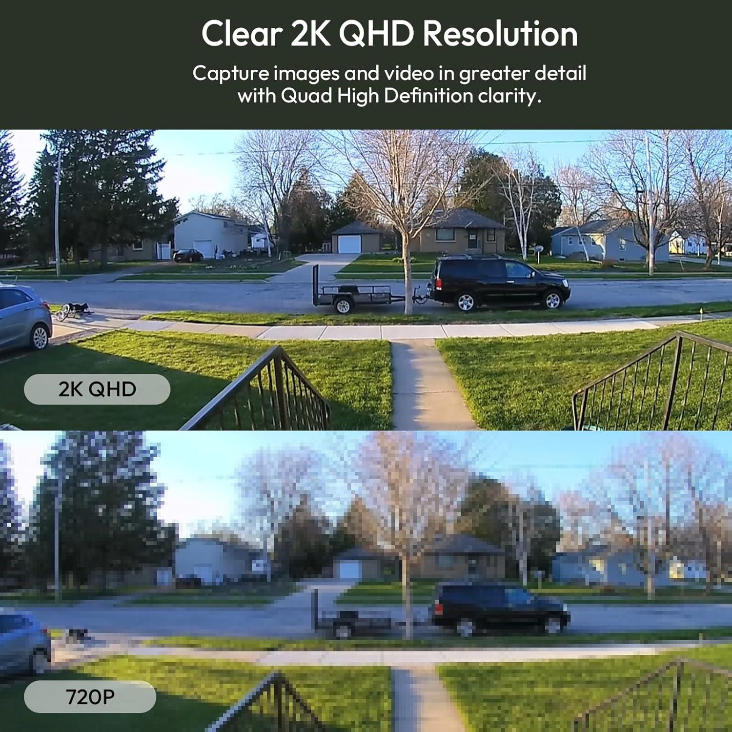 Cámara de Seguridad Inalámbrica Solar ELECCTV 2K IP66