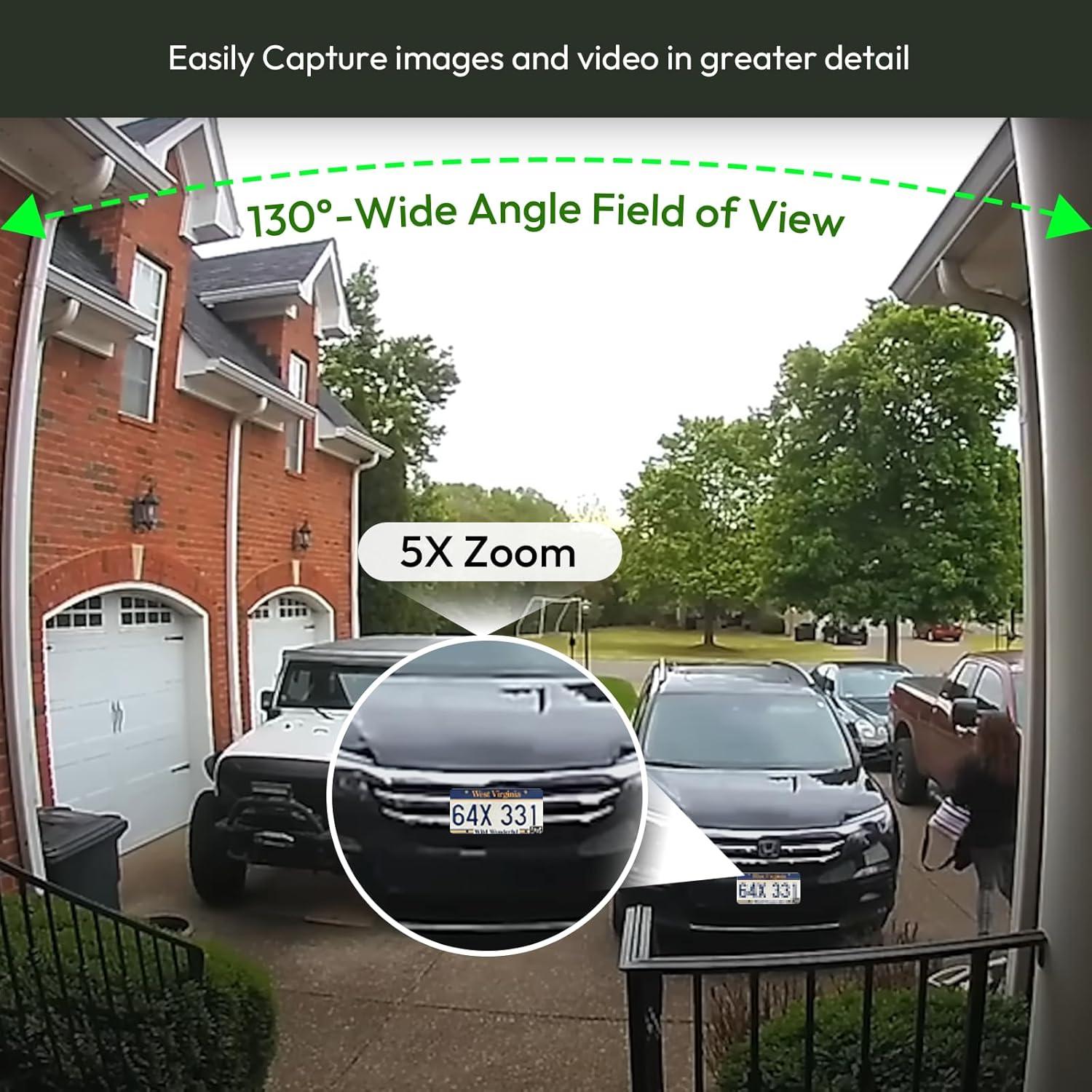 Cámara de Seguridad Inalámbrica Solar ELECCTV 2K IP66