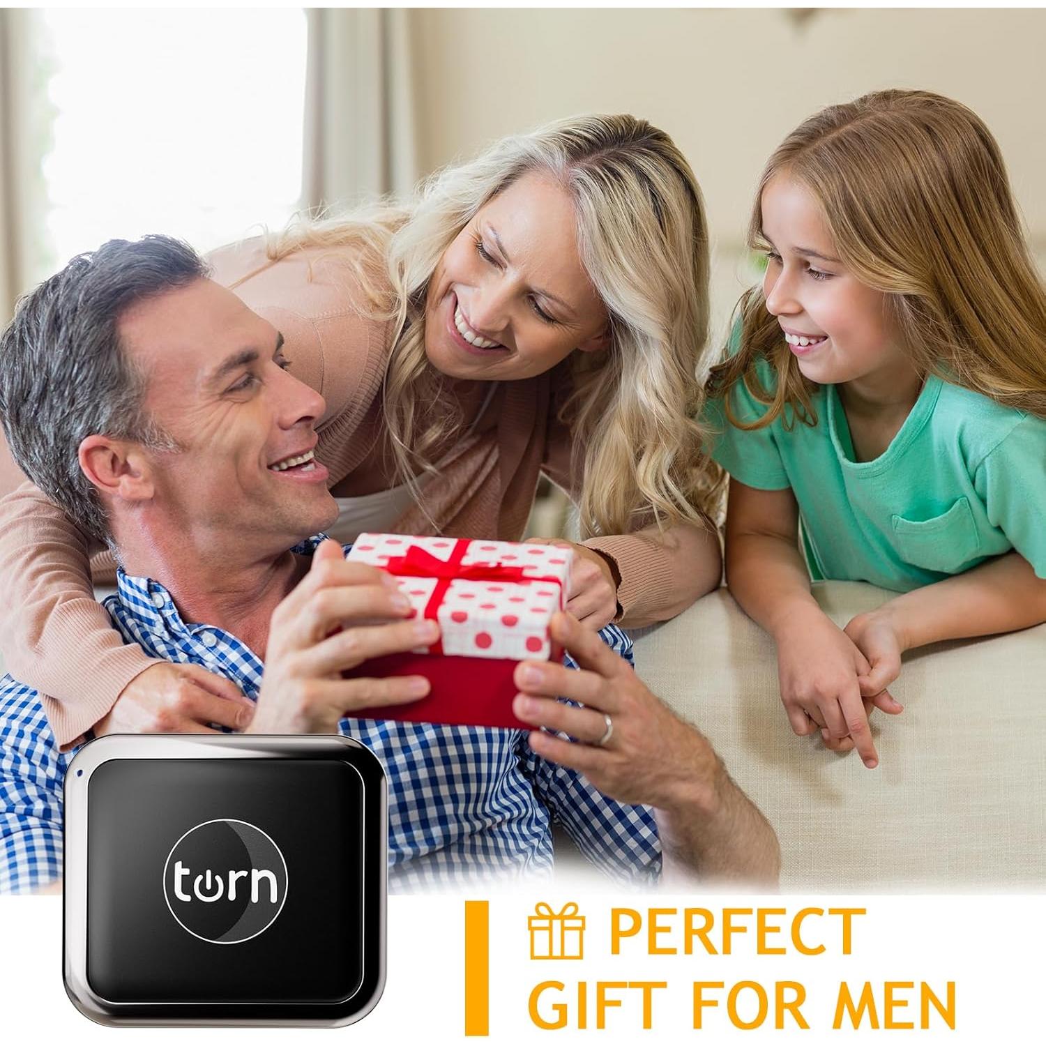 Airtag Tracker Item Finders Work for Apple Find My (iOS Only) APP Air GPS Tracker Tag for Dogs,Cats, Luggage, Keys, Backpack, Satchel, Etc. (Black 1pack)