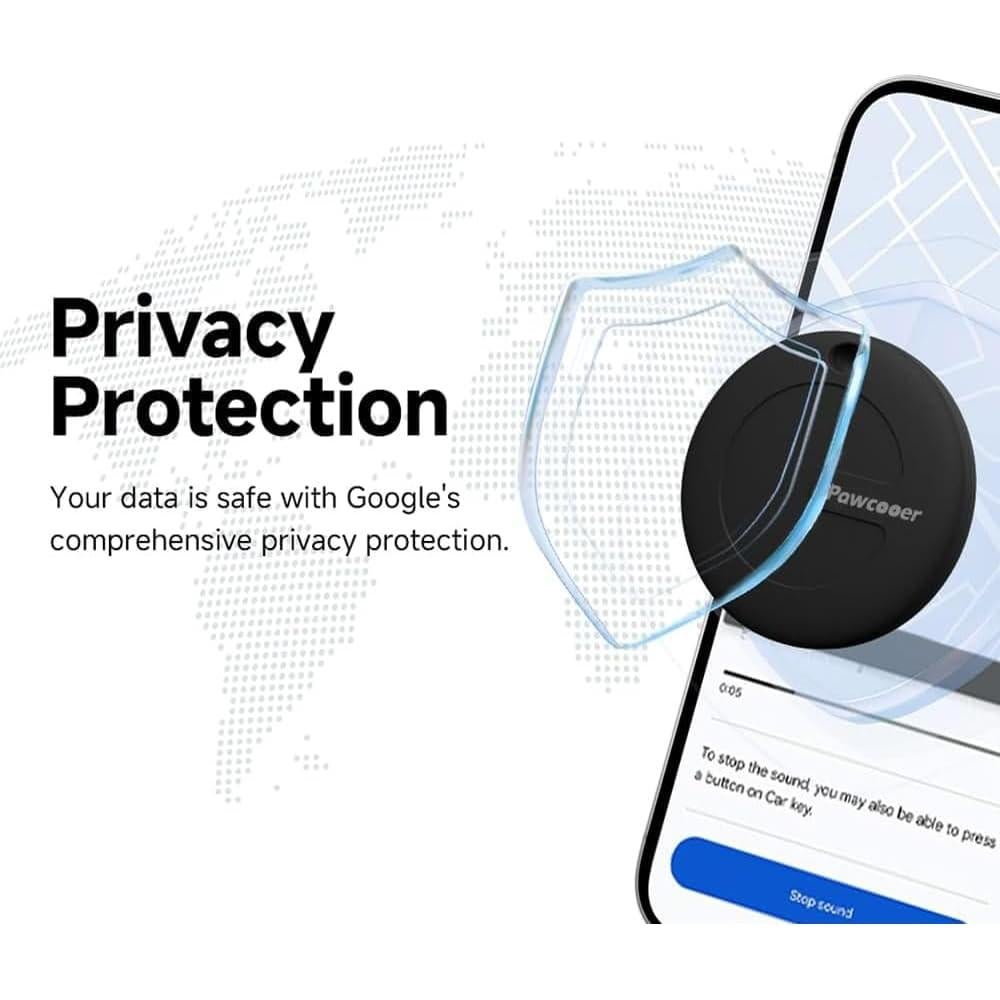 Rastreador Bluetooth Vanyuei SmartTag Negro - Localiza Llaves y Más